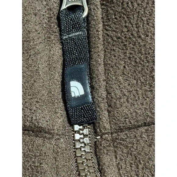 North Face Jacket Womens Small Brown Fleece Full Zip Up Sweater Coat Outdoors - Picture 4 of 10